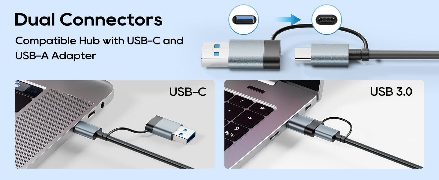 dual adapter hub