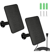 6W Solar Panel Charger for Blink Outdoor/Outdoor(3rd Gen)/XT XT2 Camera Solar Panel with 13.1ft W...