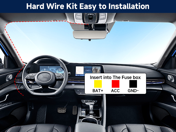 usbc dash cam hardwire kit
