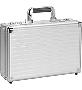 LOCKCURX File Organizer Storage Box - 14.2 x 9.4 x 4.5 Inch Medium, Portable Locking Storage Tote...