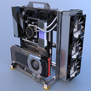 Water cooling installation