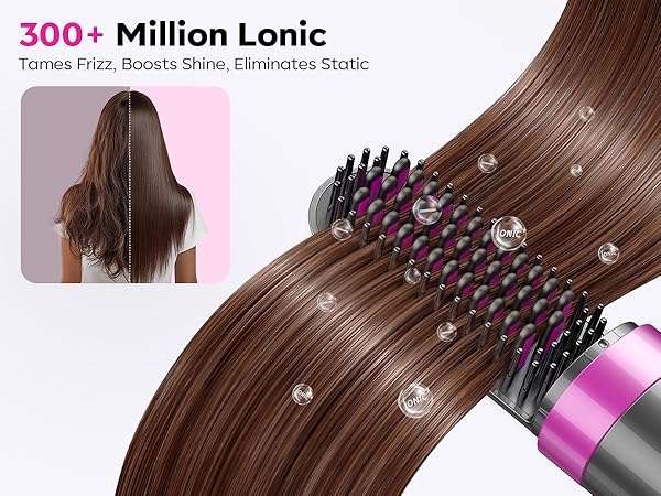 Portable Cordless Straightener Comb with Negative Ions, Eliminates Static &amp; Frizz