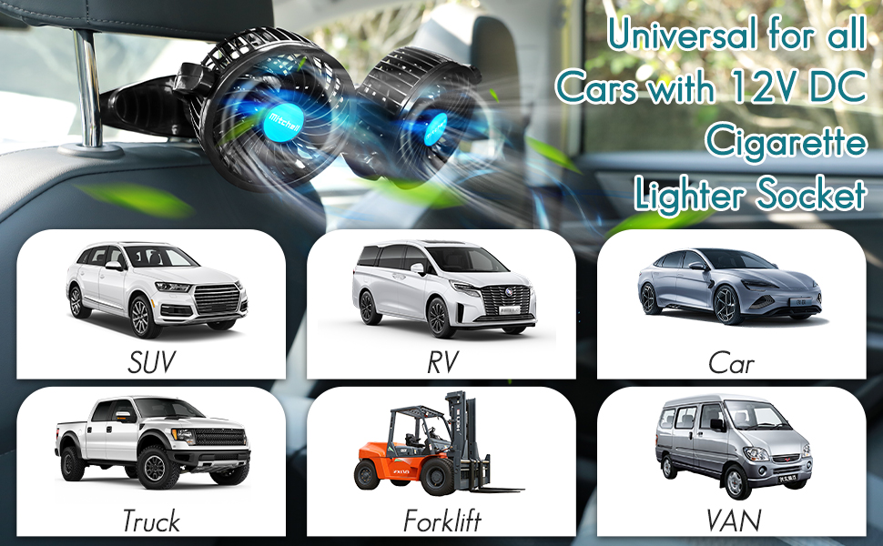 12v car cooling fan clip fan