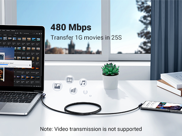 USB A to USB C Cable