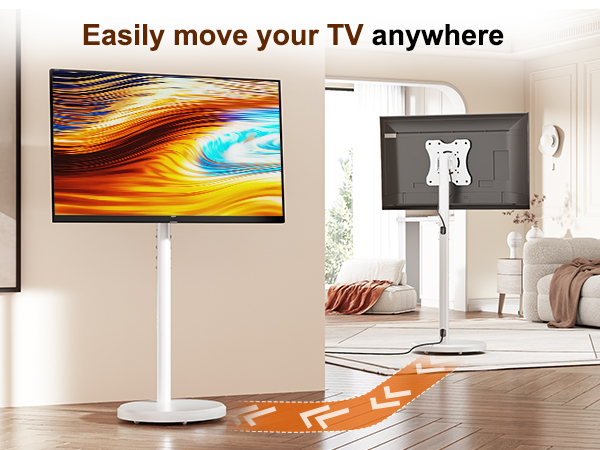 TV Stand with Wheels