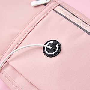 Waistpack headphone jack
