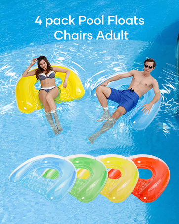 4pack Pool Floats Chairs Adult
