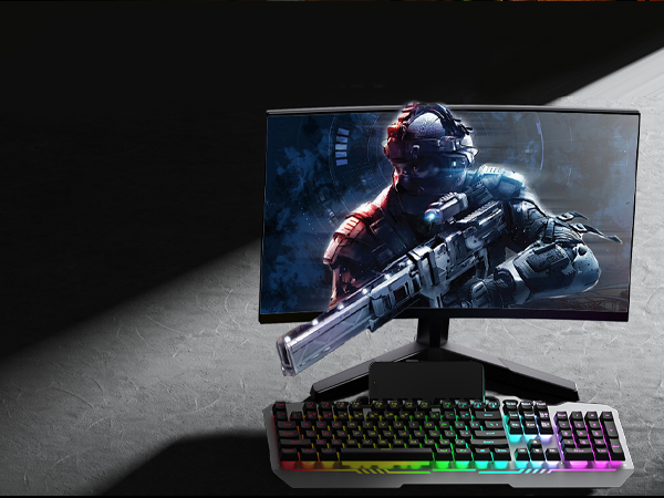 backlit ergonomic keyboard