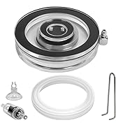 hygger Air Stones for Aquariums, Transparent Acrylic Fish Tank Bubbler Kit with Air Tube, Ultra S...