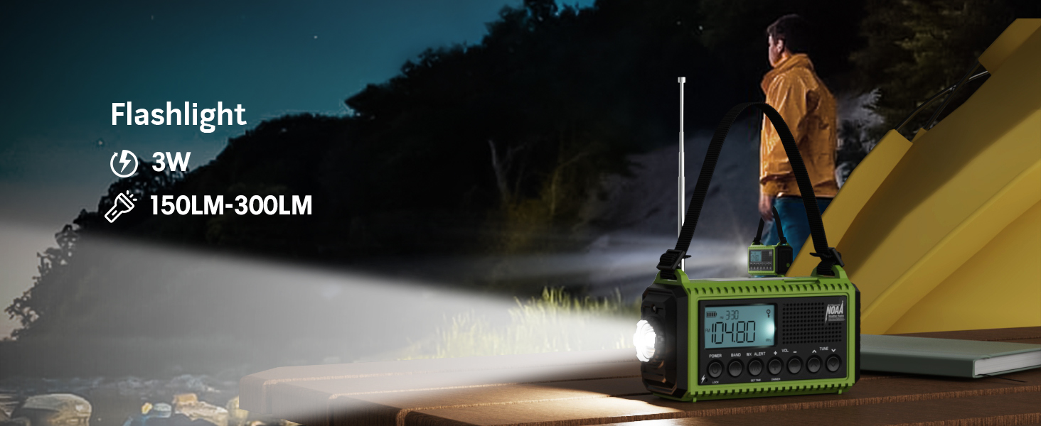 weather radio hand crank