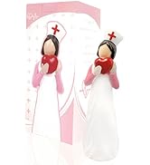 Mingzhang Nurse Gifts Figurine, Angels Female Nurse Collectible Statue for Office Desk Tabletop D...