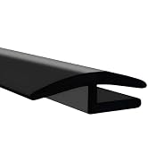 Icyfond Windshield Cowl Seal Strip, 1.7M/5.6Ft H-Shape Car Front and Rear Weatherstrip, Self-Adhe...
