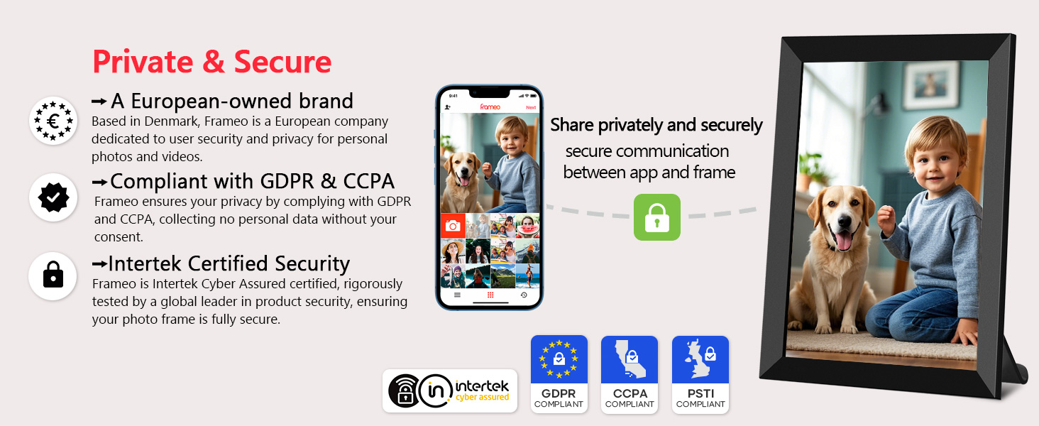 Frameo Digital Photo Frame 10.1 inch