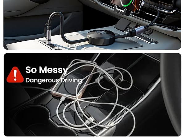 retractable car charging cable