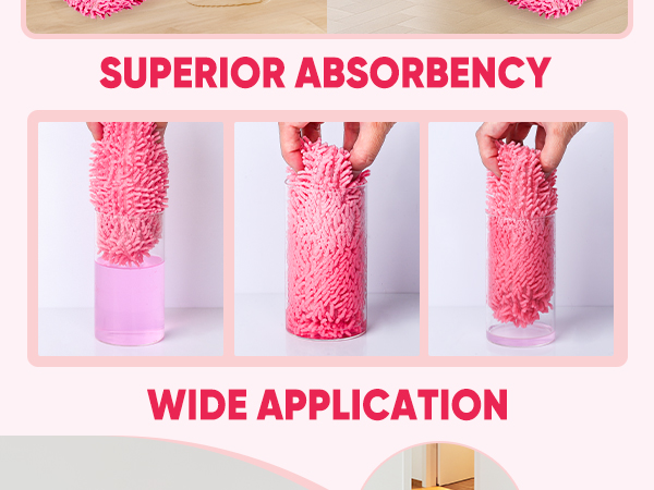 microfiber mop pads