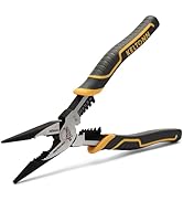Fancytool Multi-Function Needle Nose Pliers with Cutting, Stripping, Crimping and Gripping, 9-inc...