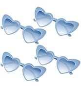 NACHLYNN 4/12/24 Pairs Heart Shaped Sunglasses Bachelorette Sunglasses Love Vintage Heart Glasses...
