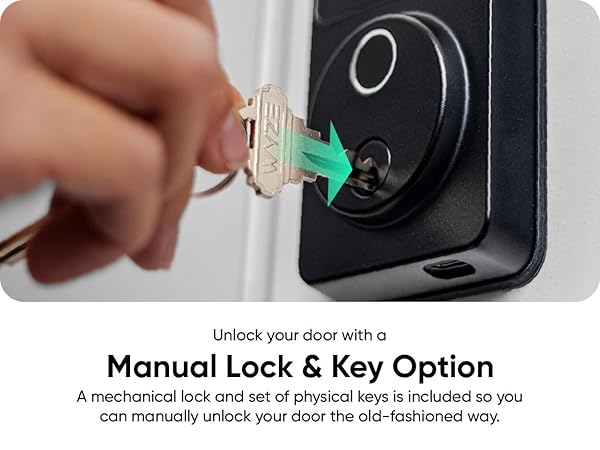 Wyze Lock Bolt v2 Manual Key