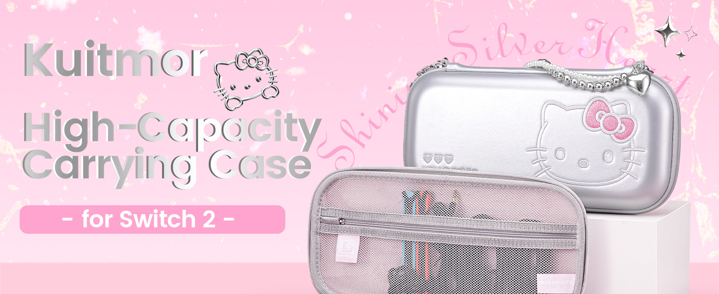 KUITMOR high-capacity Carrying Case for Switch 2
