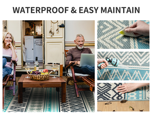 patio rugs outdoor waterproof camping rug outside rug pcinic mat beach mat rv outdoor rug