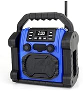 Outdoor Speaker Bluetooth Wireless IPX 66 Waterproof, 8000mAH Battery, Cell Phone Charging,Portab...