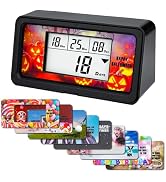 NInE-ROnG Backlight Digital 9,999 Days Countdown Timer Big LCD Display 12/24H Clock for Retiremen...