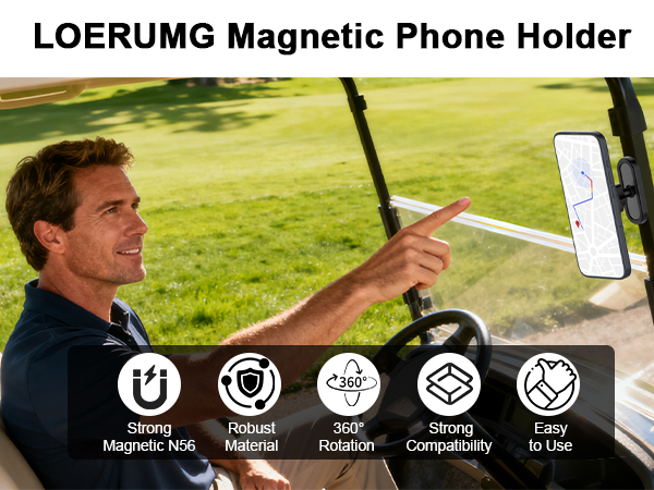 golf cart phone holder
