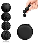 Maireien Silicone Magnetic Sensory Balls Fidget Toys - 4 Pack Silent Office Desk Stress Balls, St...