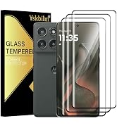 Yskbilm (3 Pack) For Motorola Edge 2025 Screen Protector,HD-Clear 9H Tempered Glass [3D Touch][Bu...