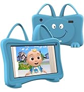 Kids Tablet 7 Toddler Tablet for Kids, Tablet for Toddlers Learning Tablet with WiFi, YouTube, Du...
