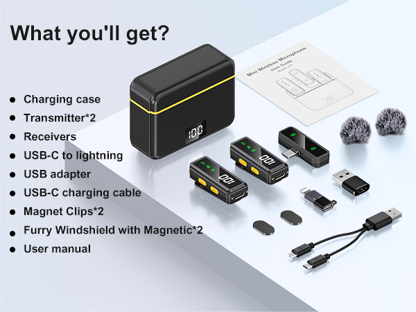 Mini Lavalier Microphone for iPhone/Android/PC