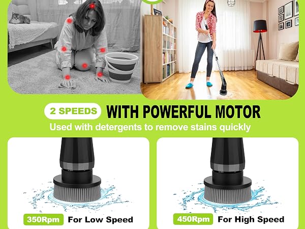 electric spin scrubber