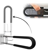 Foldable Grab Bards for Toilet Bathtubs and Showers Anti Slip Handicap Grab Bars for Shower Senio...