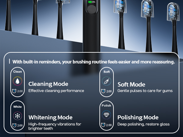 OasiSmile Sonic Electric Toothbrush for Adults