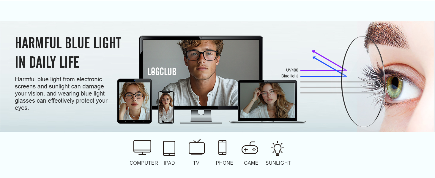 HARMFUL BLUE LIGHT IN DAILY LIFE