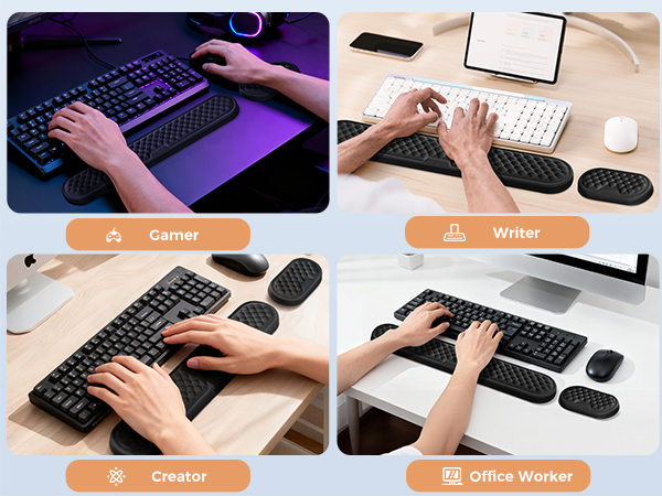 keyboard wrist rest for comfortable long hours typing