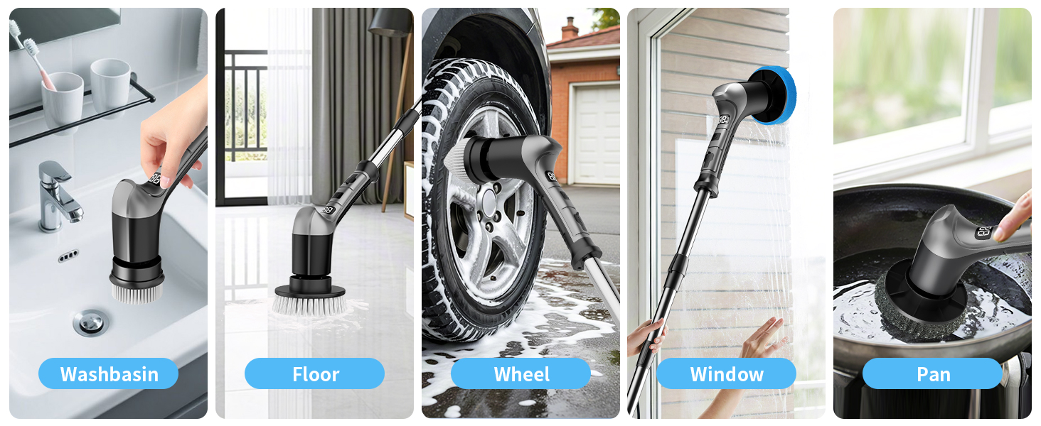 Cordless Power Cleaning Brush