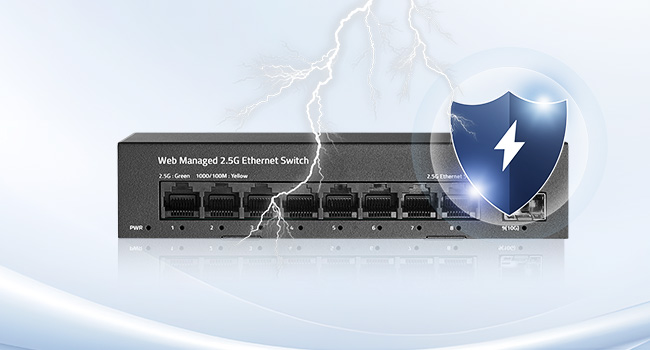 8 port 2.5G Web Managed Ethernet Switch