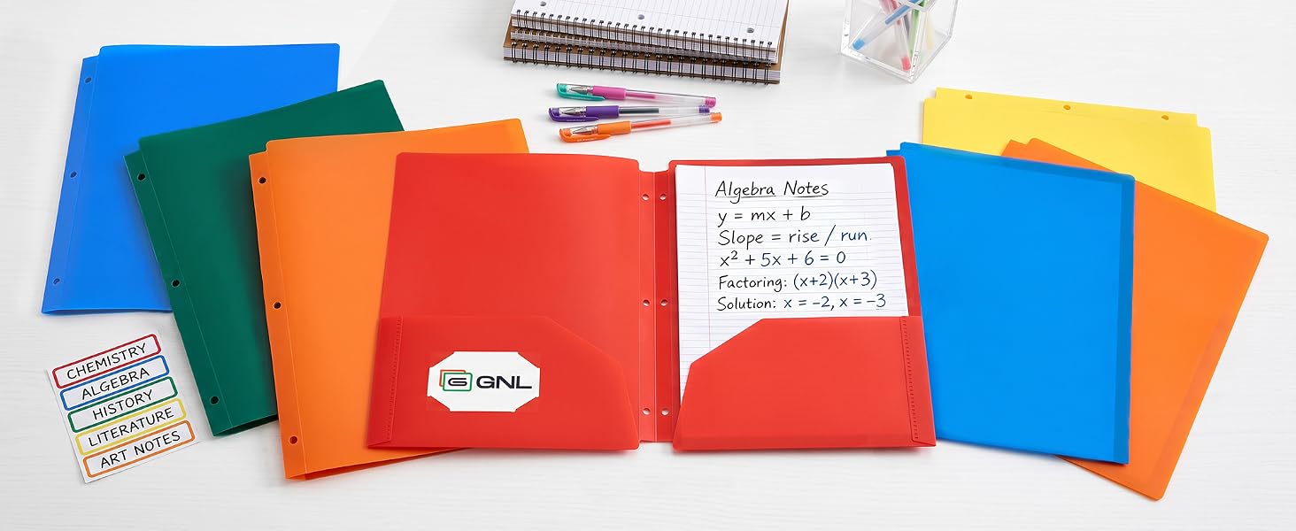 FOLDERS WITH HOLE