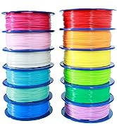 1.75mm 12 in 1 abs filament bundle 3d printing material 12 beautiful colors abs 