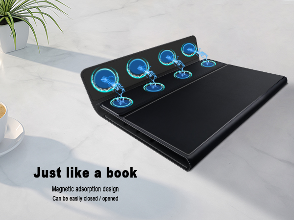 Universal Tablet Backlit Keyboard Case Black - 4