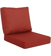 Favoyard Deep Seat Patio Cushions 24 × 24 inch Rainproof &amp; Fadeness Furniture Cushion Set for Out...