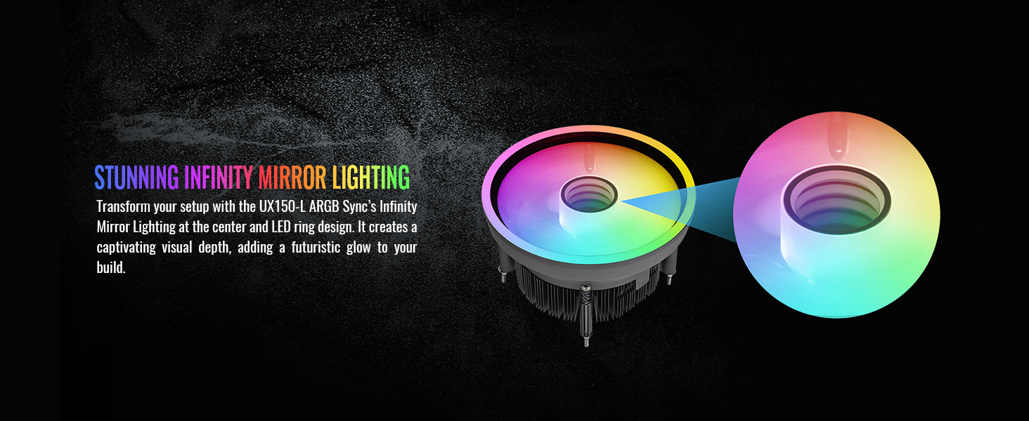 UX150-L ARGB Sync CPU Cooler