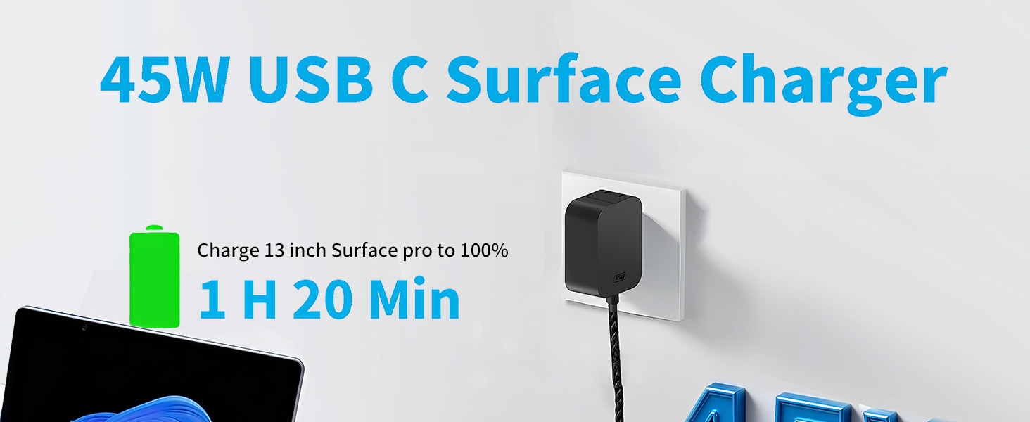 45W USB C Surface Charger