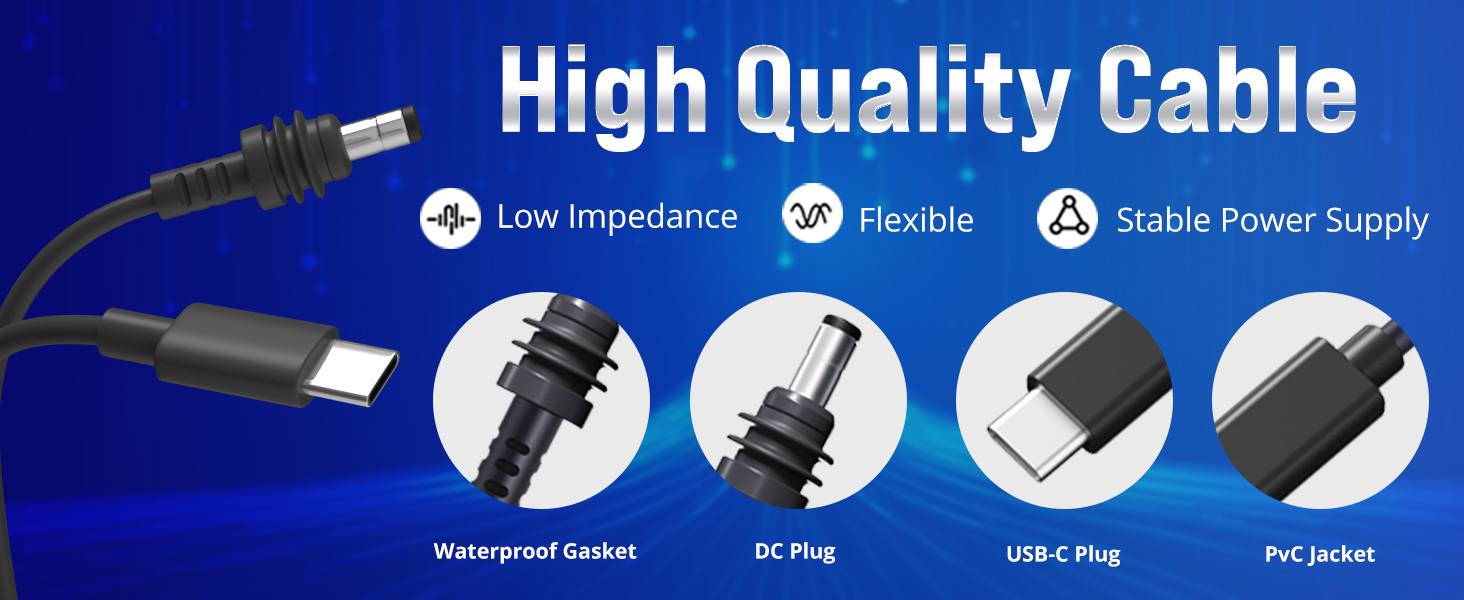  Starlink Mini USB C to DC Power Cable, Starlink Mini Type-C to DC Power Cable