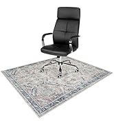 Anidaroel Office Chair Mat for Hardwood Floor &amp; Tile, 48"x60" Floor Mat for Office Chair, Desk Ru...