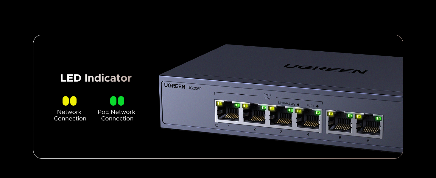 PoE Ethernet Switch 1000Mbps