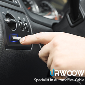 USB 3.0 AUX Extension Mount Dash Mount Flush Mount, Panel Mount Cable for Car