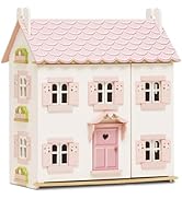 Le Toy Van - Iconic Sophie's Large Wooden Doll House | Dream House Wooden Dolls House Play Set | ...