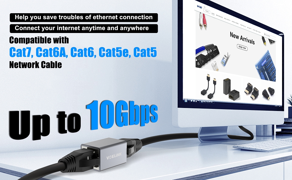 ethernet female to female coupler